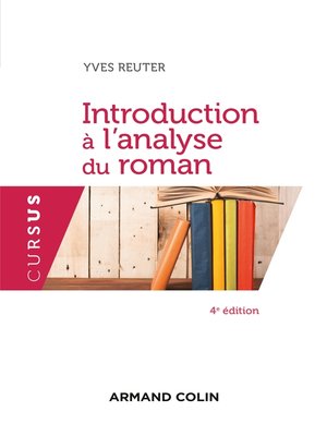 cover image of Introduction à l'analyse du roman--4e  éd.